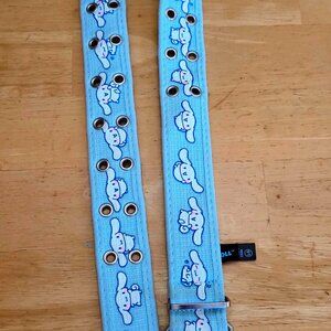 Sanrio Cinnamoroll Poses Grommet Blue Belt Large (87)